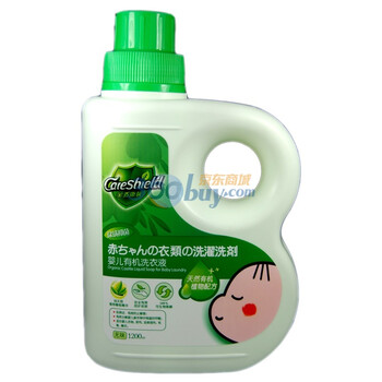 金盾康馨 婴儿有机洗衣液(除螨抑菌)1.2L*2（无味）清洁用品