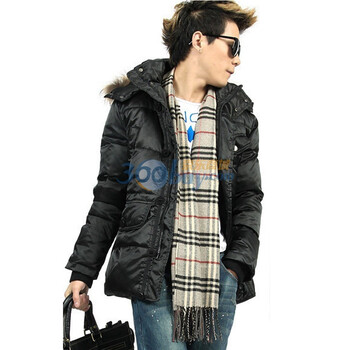 GTHOMME 中长款 韩版时尚羽绒服 2245黑色XXL/185