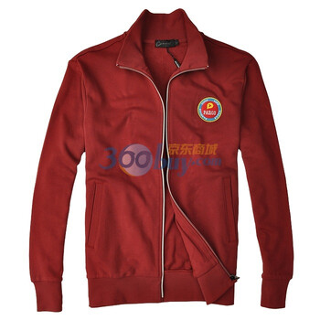 【佩戈PARGO】新款男装2011时尚简约易搭帅气休闲开衫卫衣3027 酒红色 2XL