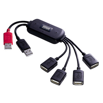 日本SANWA SUPPLY USB-HUB227BK3 超级大章鱼USB集线器 2色可选/黑