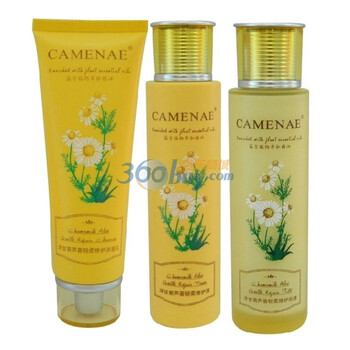 Camenae/嘉媚乐 洋甘菊芦荟3件组合 洁面乳 水 乳