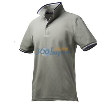 Giordano佐丹奴 Polo 男速干缤纷珠地修身Dry Polo 01011001 灰色 XL