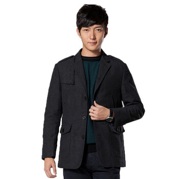 柒牌 SEVEN男装时尚单西休闲服潮流帅气外套70C1W36 B版 54