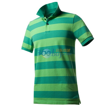 Giordano佐丹奴 Polo 男撞色自由间修身珠地Polo 01011008 绿色 M