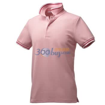 Giordano佐丹奴 Polo 男速干撞色边珠地修身Dry Polo 01010006 浅粉红 L