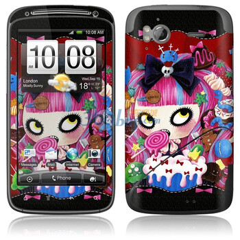 ideaSkin HTC G14/G18/Sensation XE/Z710E/Z715E/Pyramid 糖果女孩 外壳保护套皮贴膜 DAYC652070