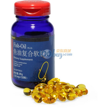 GNC健安喜鱼油复合软胶囊120粒/瓶(进口)
