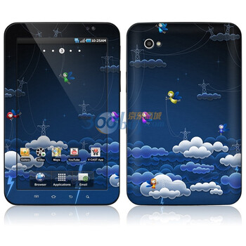 ideaSkin 三星 GALAXY Tab / P1000 / P1010 皮肤 电闪雷鸣 外壳保护套皮贴膜 DBGA750492