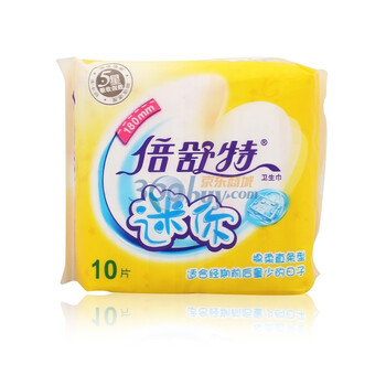 倍舒特棉柔迷你卫生巾180mm/10片 SN52010