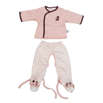童泰 偏紧棉套装 Ｆ1568 浅粉红 52码