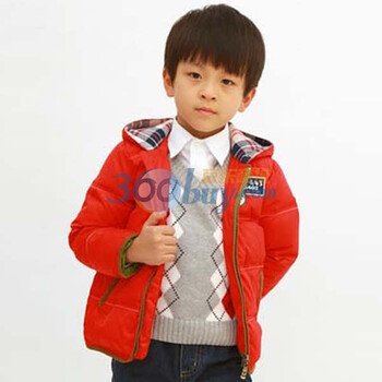 英格里奥<em>男童装冬装外套</em>LLB1601 红色RED 1