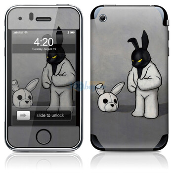 ideaSkin 苹果apple iPhone 3G/3GS 二重兔 外壳保护套贴膜全身贴 ABRC672072