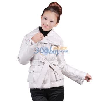 维克莱尔 VLoyal 户外最新泡泡暖暖型短款羽绒服 V8170 浅灰色 L