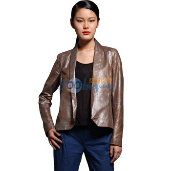 CELLMICELL 巴哈米舍 2012新款春装女装 时尚修身西装 OL通勤款外套 原创设计师品牌 702AW126 咖啡色 M