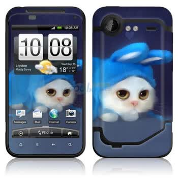ideaSkin HTC Incredible S / G11 / 惊艳 / S710e 皮肤 像兔子的猫 外壳保护套皮贴膜 DAVD032154