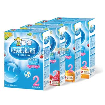 特惠装 每伴清清宝优+系列套装 宝宝清火调理肠胃 12-36个月 2段 4口味4盒装
