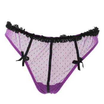 维多利亚的秘密 Victoria's Secret 紫精灵性感底裤 紫色 均码(M/L)