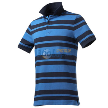 Giordano佐丹奴 Polo 男撞色自由间修身珠地Polo 01011008 天蓝色 L