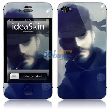 ideaSkin iPhone 4 我不是英雄 手机外壳保护套皮贴膜 CJKD032159
