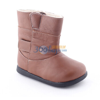 小蓝羊 城市婴童鞋 童皮鞋 秋冬新品 女童鞋 UI-C301 浅棕色 27