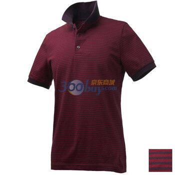 Giordano佐丹奴 Polo 男彩棉细横间平纹POLO 01010008 粉红 XL