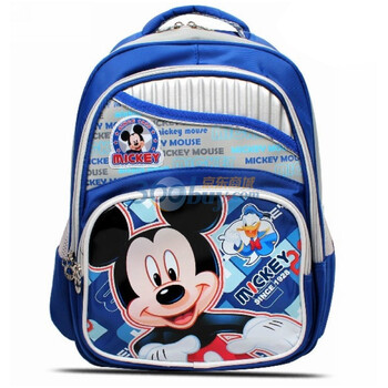 迪士尼DISNEY书包 米奇2012新款儿童书包 小学生双肩背包SM80262 蓝色