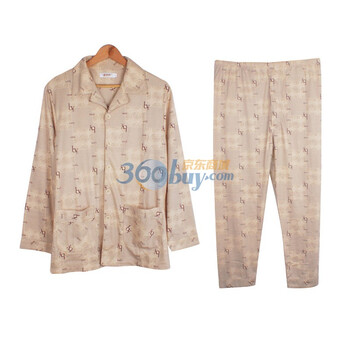 金丰田春秋长袖字母家居服套装1405 橙色 XXL