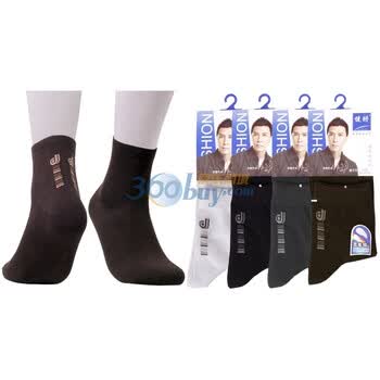 【2012春夏新品】健将男士商务无毛羽袜22223A 三双装 随机颜色 均码