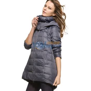 妠彩 N.CAI 2011时尚休闲女装披肩羽绒服 Y11076 蓝色 XXXL