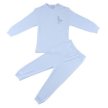 巧尼熊 宝宝服饰 2012竹纤维内衣套装家居服空调房睡衣 柔软 凉爽 抗菌 6004 浅粉 90码