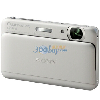 索尼（SONY） TX55数码相机（1620万像素 3.3寸触摸屏 5倍光变） 银色