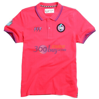 Giordano佐丹奴BSX Polo 男MINI CHE绣章珠地POLO 04011400 紫罗兰 L