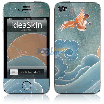 ideaSkin iPhone 4 鸟羽 手机外壳保护套皮贴膜 CJKC902124