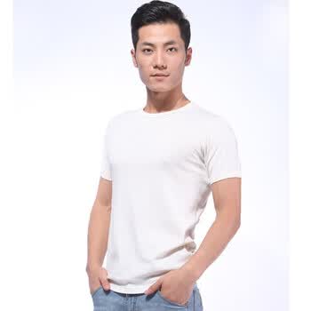 AB内衣 丝光汗布商务男圆领衫6026 白色 XXL