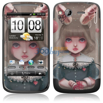 ideaSkin HTC Desire S / G12 / S510e / 渴望S 朱丽叶-气球与珍珠 外壳保护套皮贴膜 DBBA621738