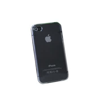 奥迪嘉 IJ-H14 iPhone4 双色壳 透明+黑边