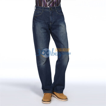 IZOD 2011新品直脚纯棉重水洗男士牛仔裤 3061916114001牛仔色185/92A(36)
