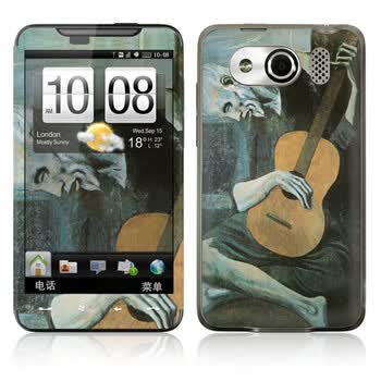 ideaSkin HTC T9199 / Z510D / 双擎 / 双擎S 吉他手 机身贴膜 保护膜 皮肤 BDFD082178