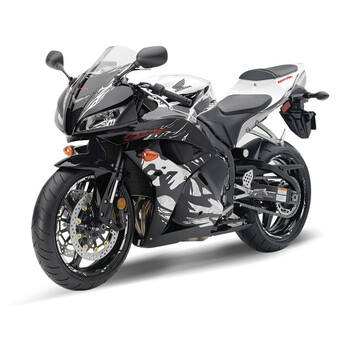 星辉车模 rastar 56000 1:9本田摩托车 合金车 白