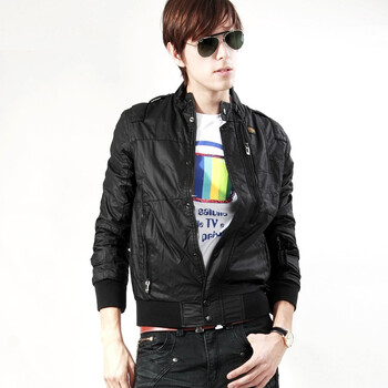 洛兹法雷德 男士时尚修身夹克 998102839 黑色 XXL