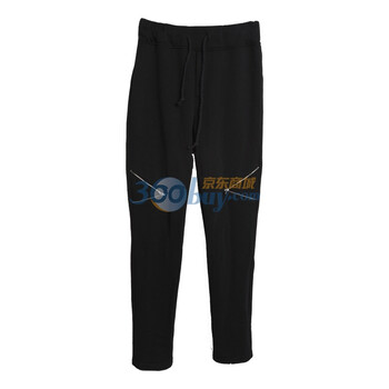 as安都2011冬 新 时尚百搭拉链装饰休闲裤 9145235 黑色 M