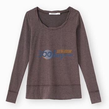 初刻CRUCCO T恤 毛边长袖T恤 女装 2011秋冬新品 00011143 咖啡色 M