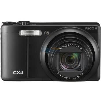 理光（Ricoh）CX4数码相机（黑色）