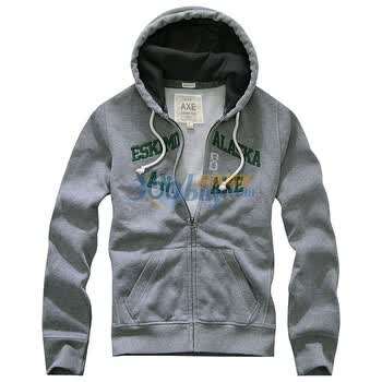 摩基斯AXE男装秋冬新品 纯棉连帽开衫卫衣W003多色可选 印第安灰色 XL