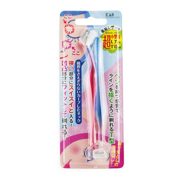 贝印 KAI 超小型女用修眉刀T型L型 2把装 PELT-2B
