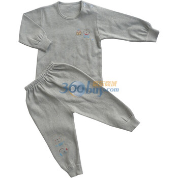 婴之谷2011秋冬新品 高弹棉素色肩纽套 男女适用T2533灰色90码