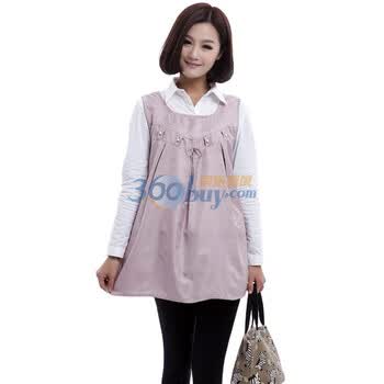 防辐射服新品 尤美彩银纤维防辐射孕妇装 糖果色清新风格 Y360-1218 浅粉 均码