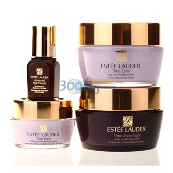 EsteeLauder雅诗兰黛time zone 逆时空凝时抗皱保湿霜四件套装