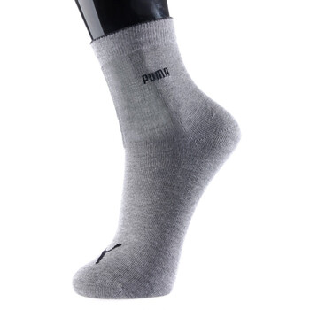 PUMA/彪马 男士绣花纯棉休闲运动短袜子 漂白 25-27cm