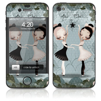 ideaSkin iPhone 4 双人芭蕾 手机外壳保护套皮贴膜 ENCJKC612063